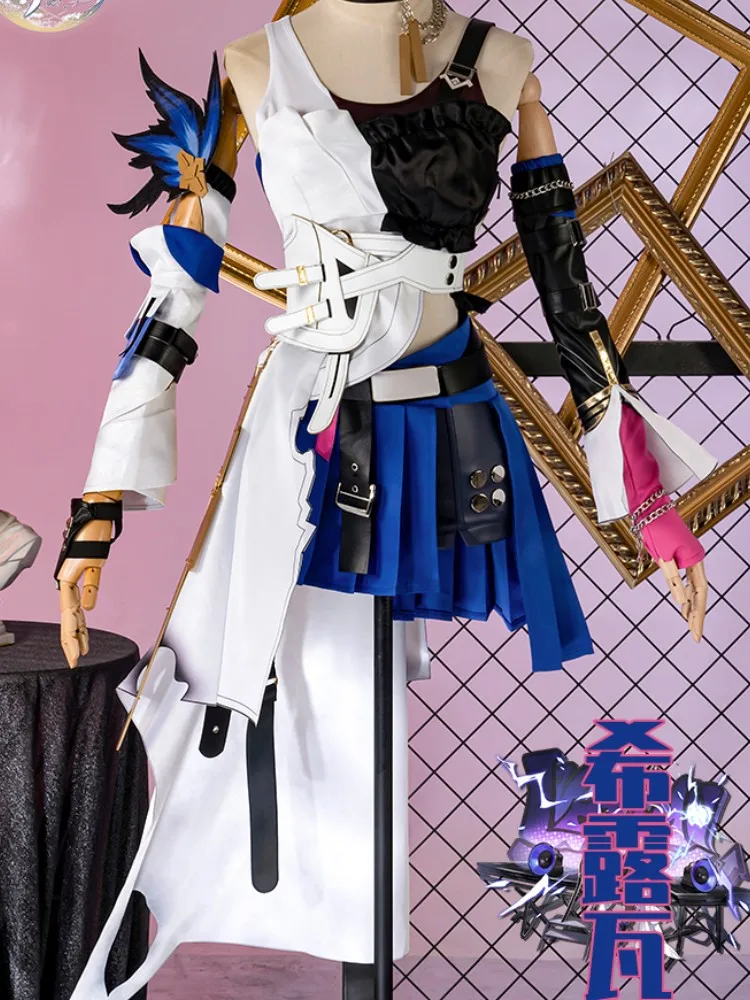 

COS Store Anime Game Honkai Star Rail Serval Halloween Carnival Role CosPlay Costume Complete Set