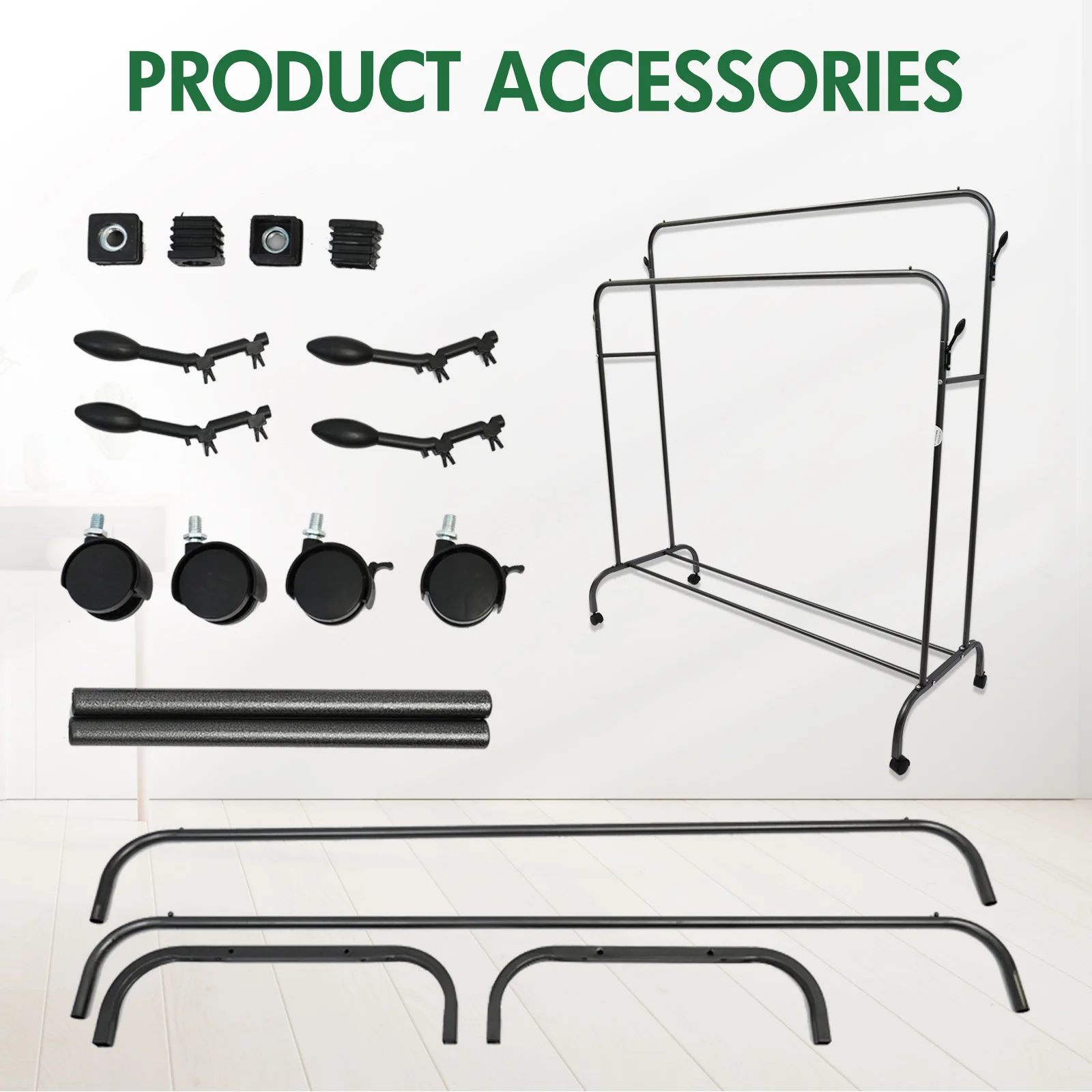 Double-Bar Clothes Rack 6