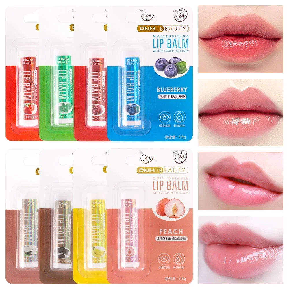18 Sytle Fruit Lip Balm Lip Oil Moisturizing Clear Anti-Wrinkle Lipstick Long Lasting Hydrating Lipgloss Cosmetic Lip Gloss Care 3