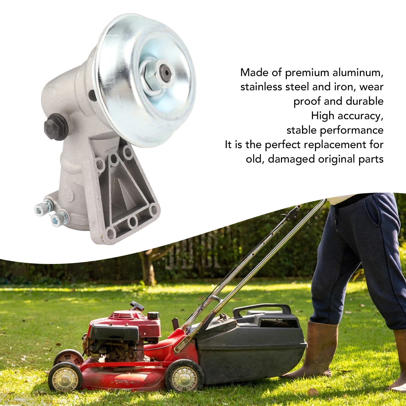 Trimmer Gear Head Perfect Fit High Accuracy Stable Performance 28mm 10 Teeth Brush Cutter Head for Gardening Tools