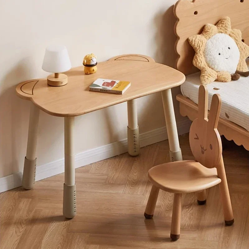 Kids Study Table Desk Room Child Children's School Supplies Set Chair Elementary Tables Furniture Childrens Student Classroom