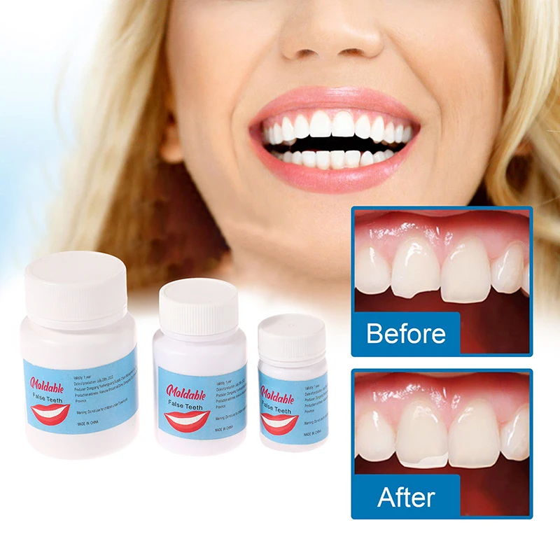 

5/10/15/30ml Temporary Tooth Repair Kit Teeth And Gaps False Teeth Solid Glue Denture Adhesive Teeth Whitening Tooth Beauty Tool