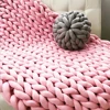 100g Coarse Yarn Thick Super Bulky Chunky Yarn Knitting Roving Spinning Yarn for DIY Blankets Rugs Pillow Making 5