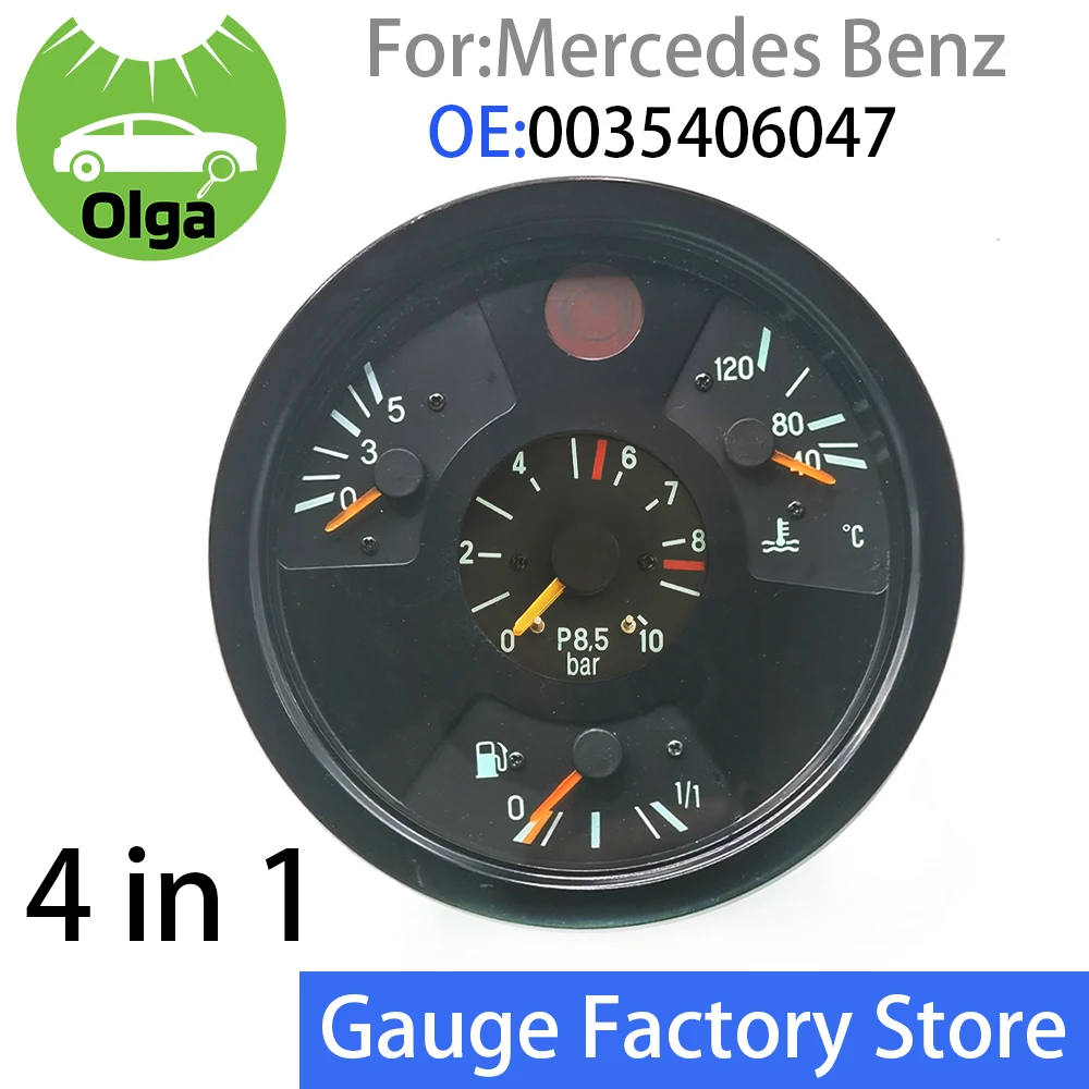 4 in 1 New Combination table assembly MB combination table for mercedes-benz heavy trucks 0035406047 Double needle 24V 140MM
