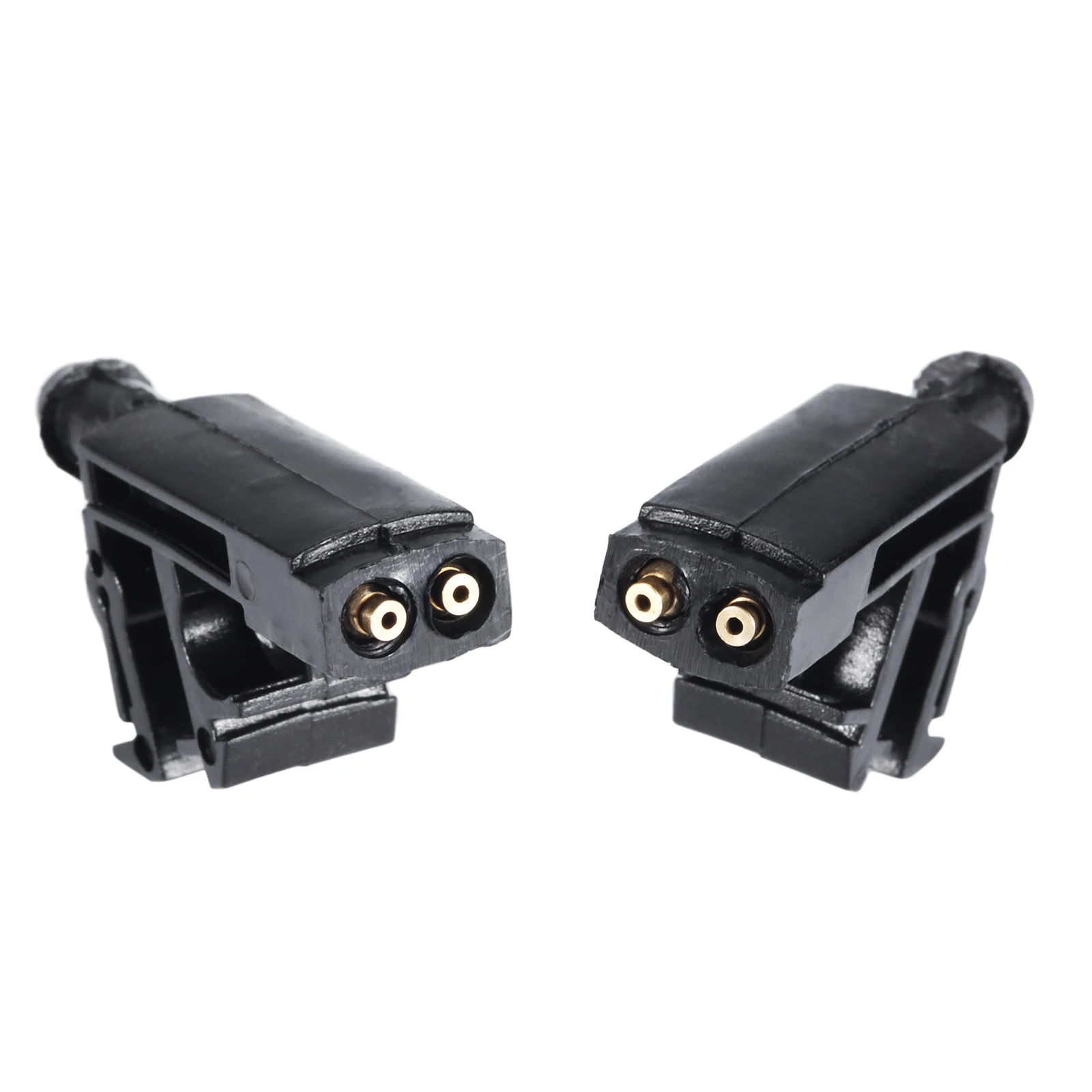 2 Pcs 6438A0 Front Wiper Washer Jet Nozzle Spray Liquid Hood For