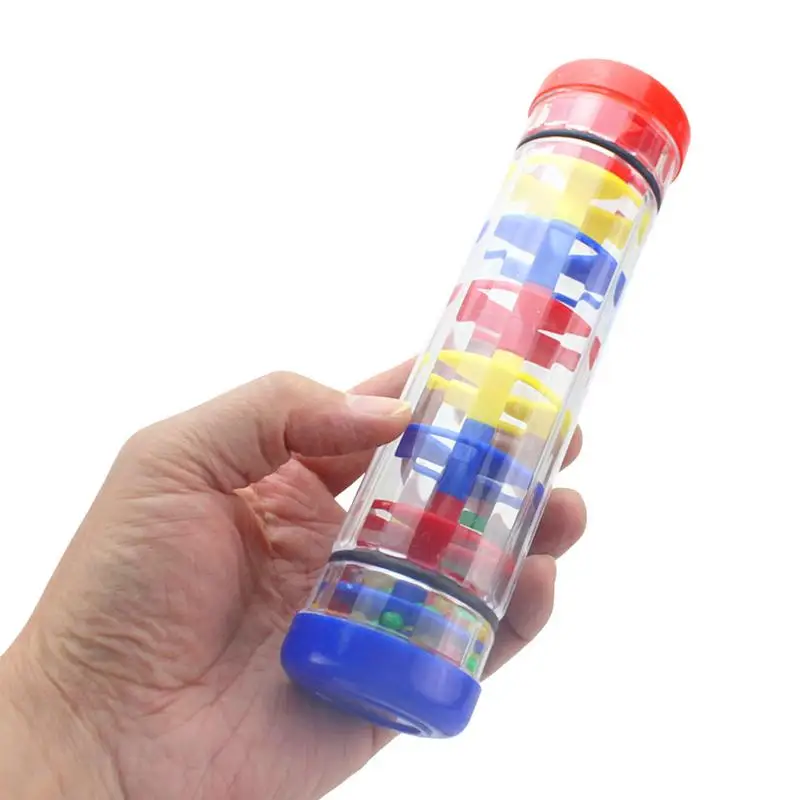 

Детская игрушка-погремушка «тюбик дождя», шейкер от дождя, музыкальный инструмент, игрушка «дождевик», сенсорные игрушки для малышей