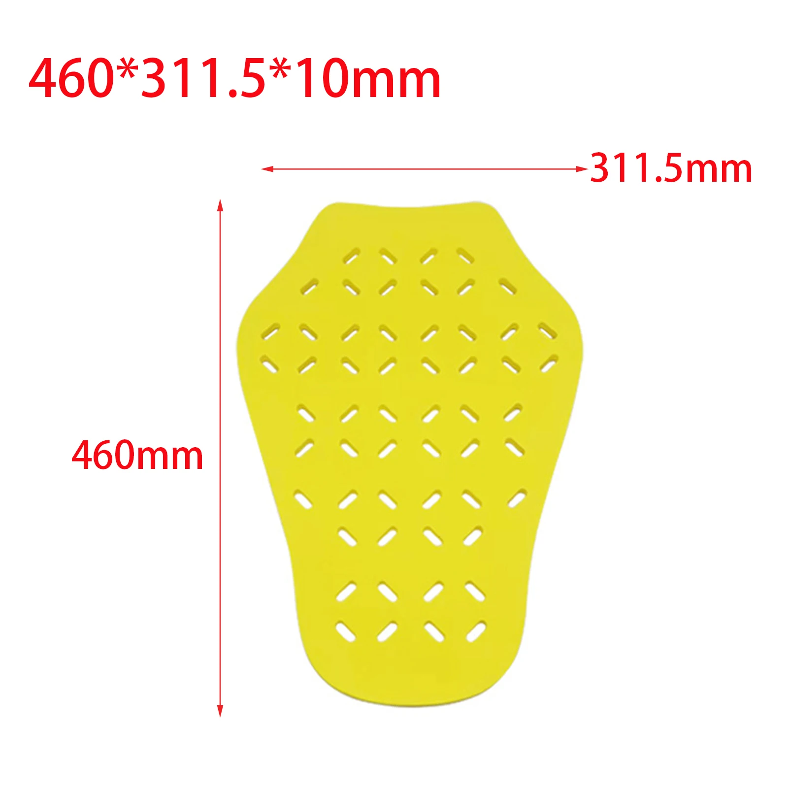 후방 보호대 삽입 오토바이 패드, 보호 라이딩 아머 오토바이 재킷 교체 패드