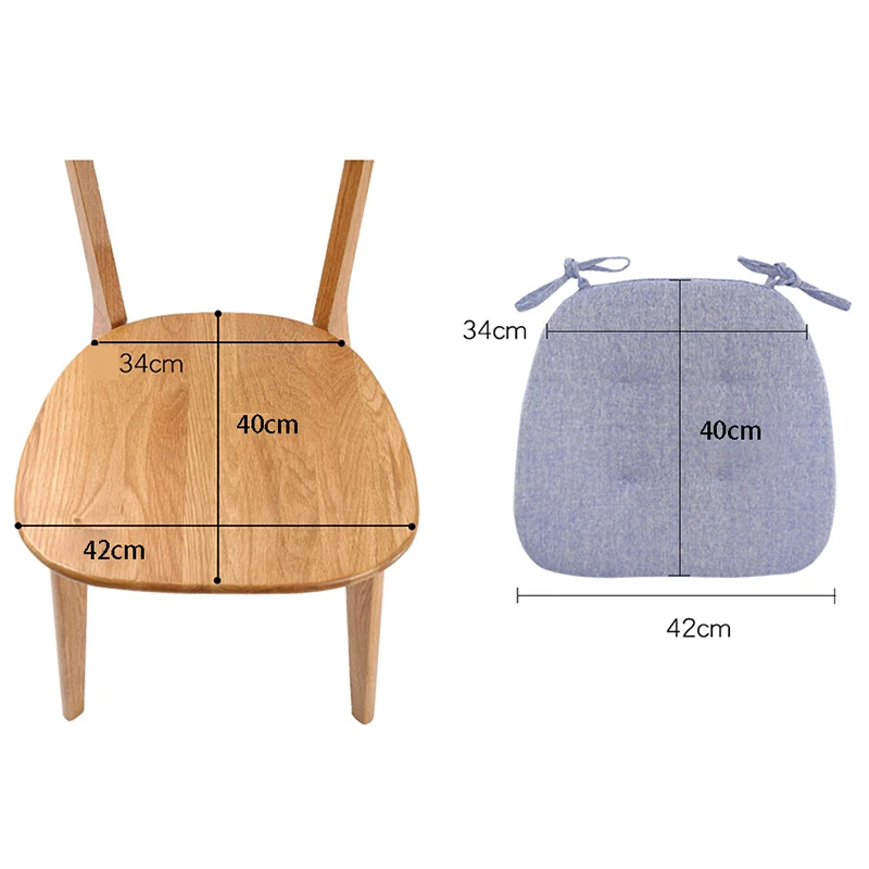 Chair Cushions Memory Foam Chair Pads Soft Seat Cushion Pads Non