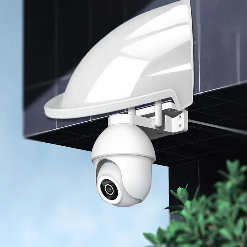 Security Camera Rain Cover, Wall Mount Dust-Proof Security Camera Sun Shade, Indoor or Outdoor Use Safety Camera Protective Roof