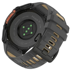 Enhanced Silicone Sport Watchband - Quick Fit Bracelet, 22/26mm - 1Pcs 26mm QuickFit (Carbon Khaki)