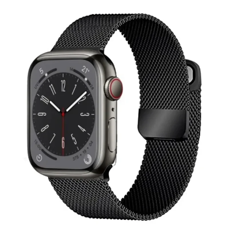 Milanese Loop Magnetic Metal Watch Strap - Elegant Design for Versatile Compatibility
