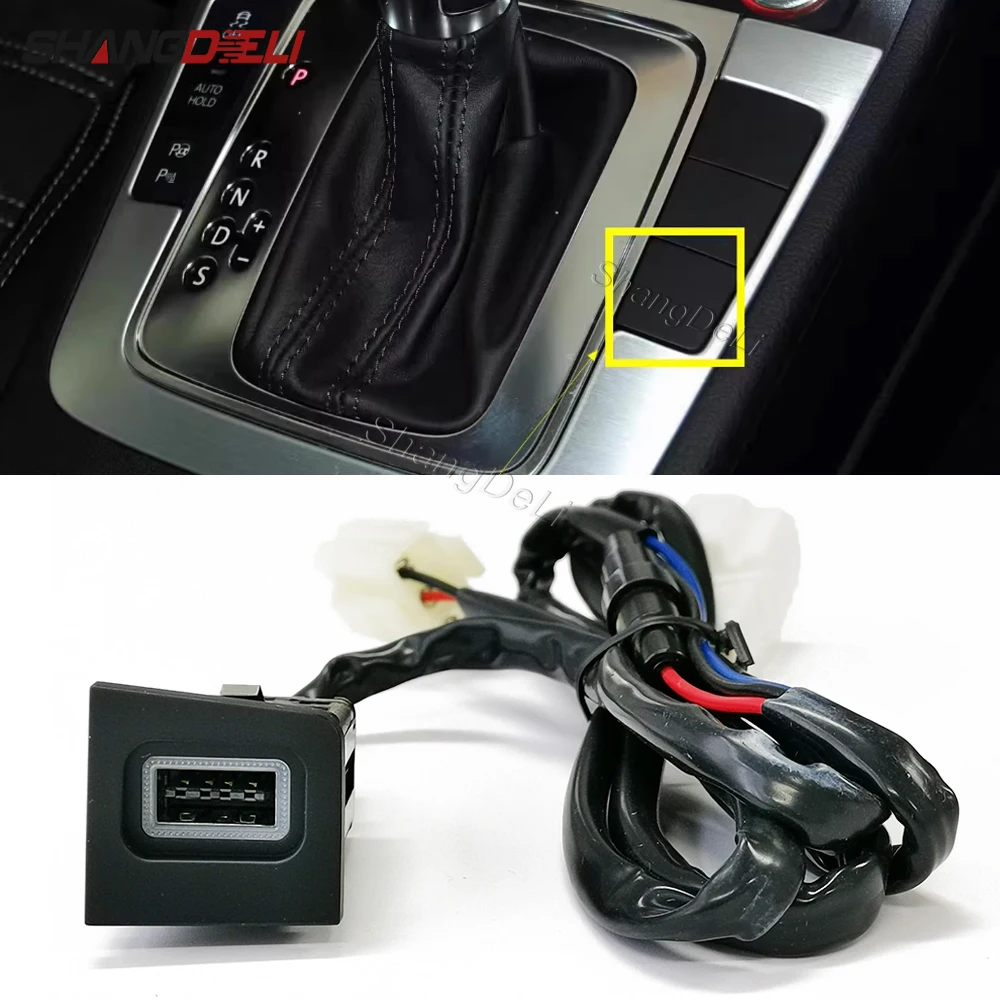 Auto-Ladegerät QC3.0 USB Schnellladegerät Steckdose Schnelles Telefonladegerät Netzteil für VW Passat B6 2006-2010 CC 2011 2012 Zubehör – Detail 1