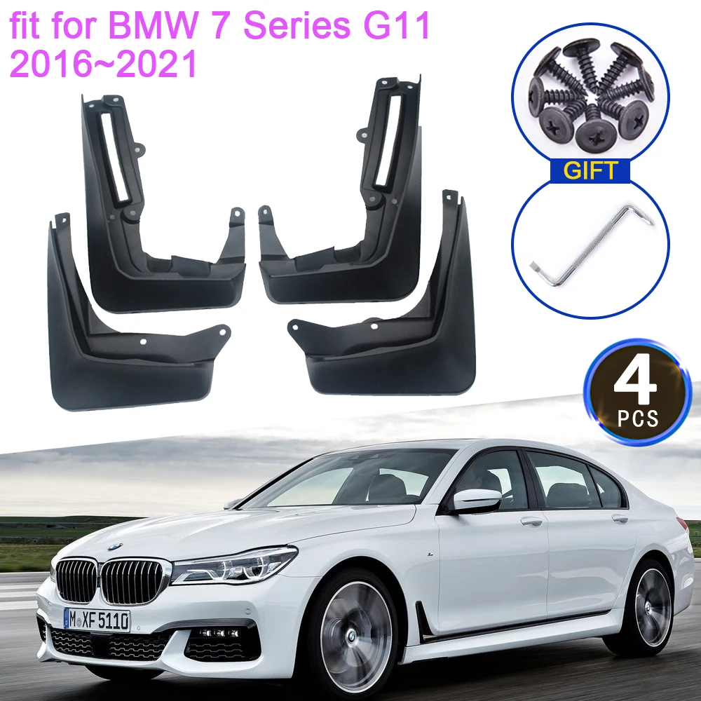 

4 шт., брызговики для BMW 7 серии G11 2016 2017 2018 2019 2020 2021