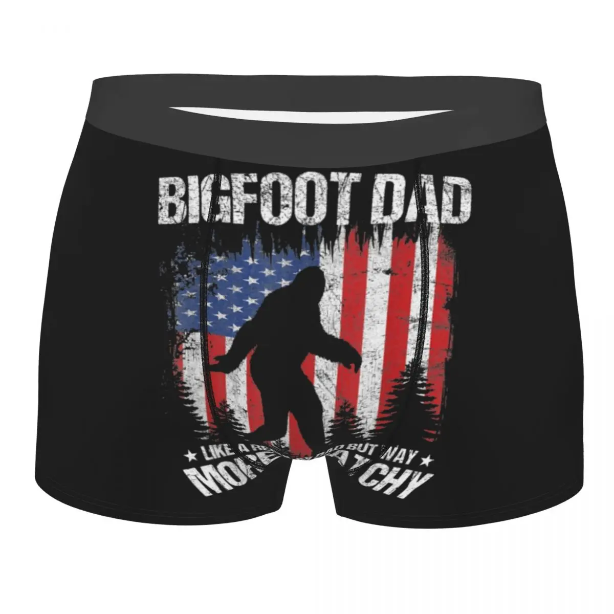

Мужские трусы-боксеры Bigfoot, с американским флагом