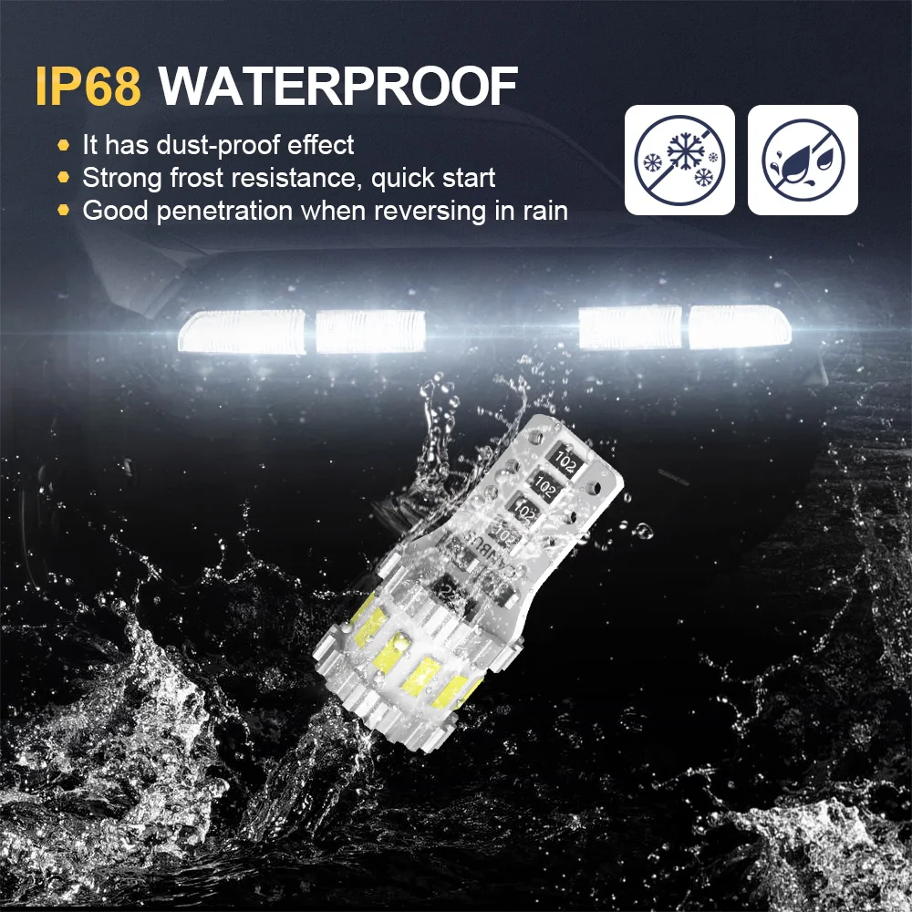 ڵ  ȣ , W5W T10 LED , 12V, 6000K, 3400LM, Ǫ 208 ȭ 2012-2017 2018 2019 2020, 2 