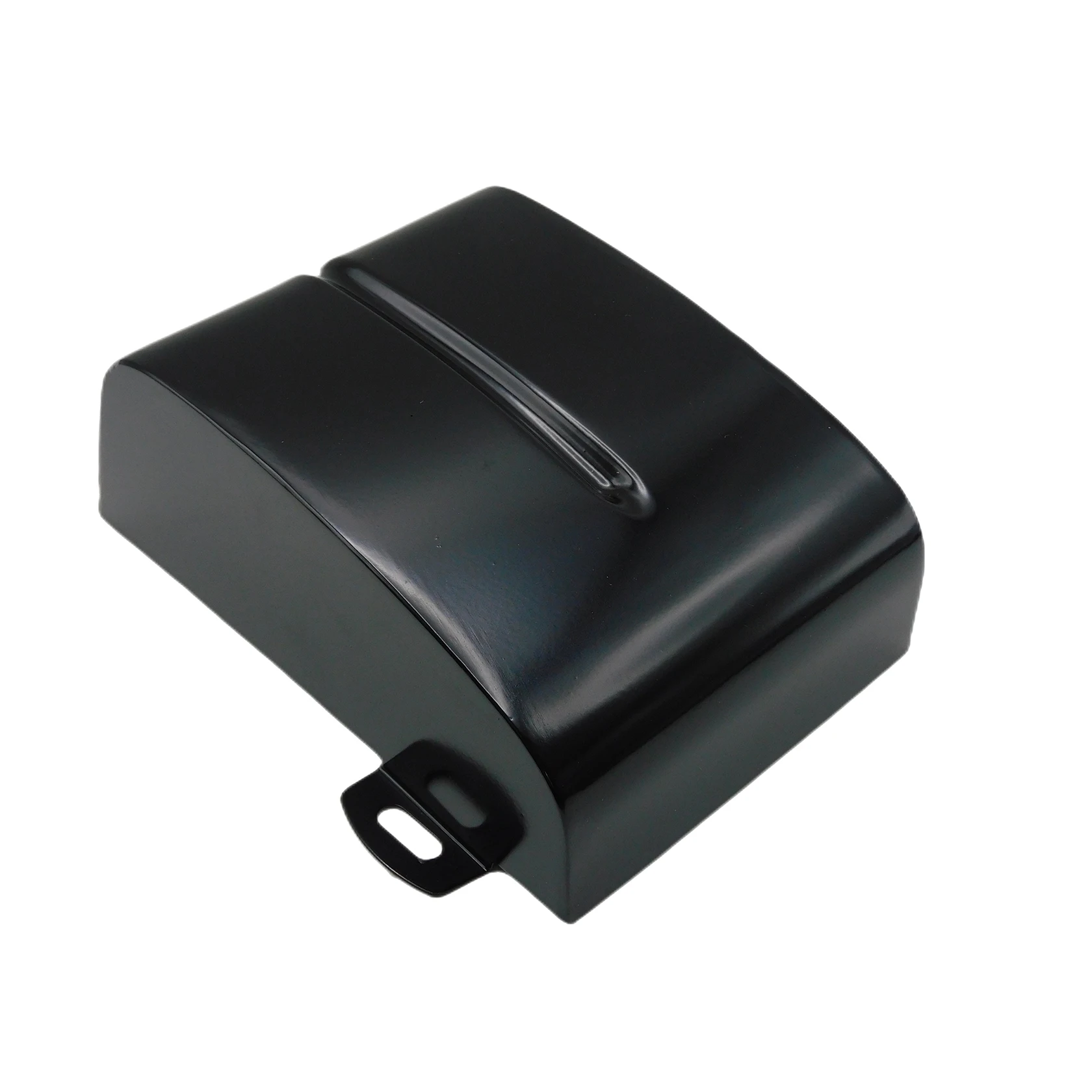 

Motorcycle Battery Side Fairing Covers Cap Left/Right Gloss Black For Harley Dyna Super Glide Wide Glide 12-17 Street Bob 12-14