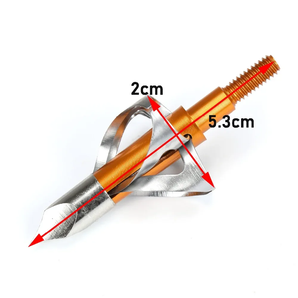 100grain 3pcs Arrow Head Recurve Bow Hunting Arrowhead Glass Carbon Steel Aluminum Arrow Shaft Universal Broadhead
