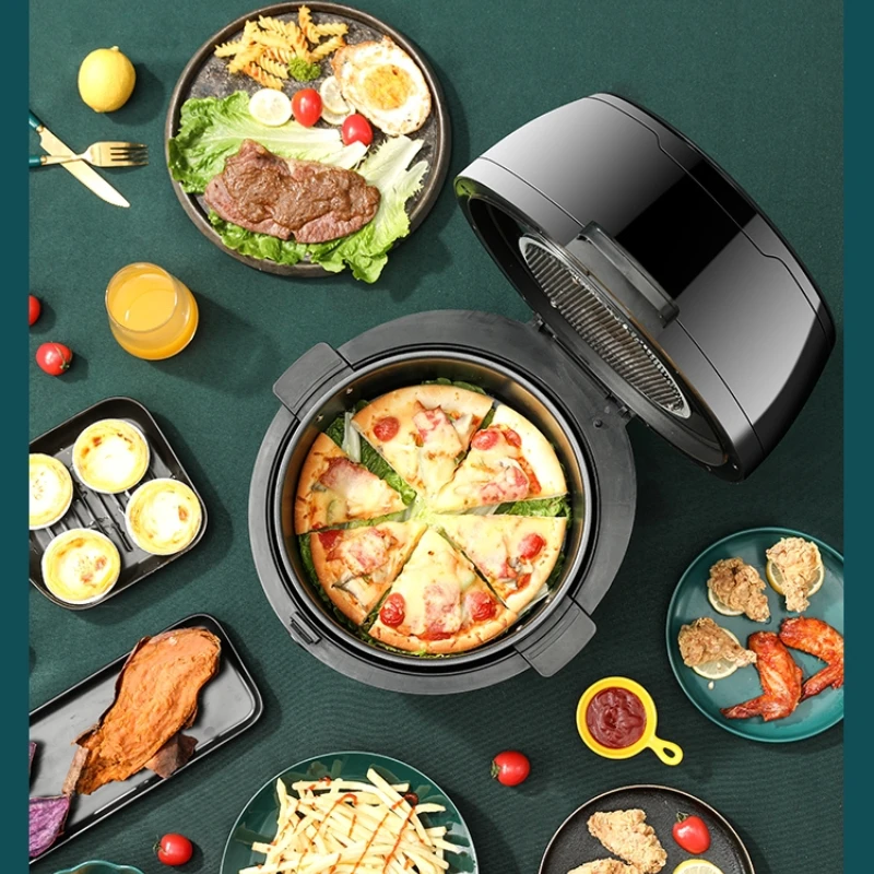 Visual air fryer household large-capacity electric fully automatic stir fry French fries machine new specials