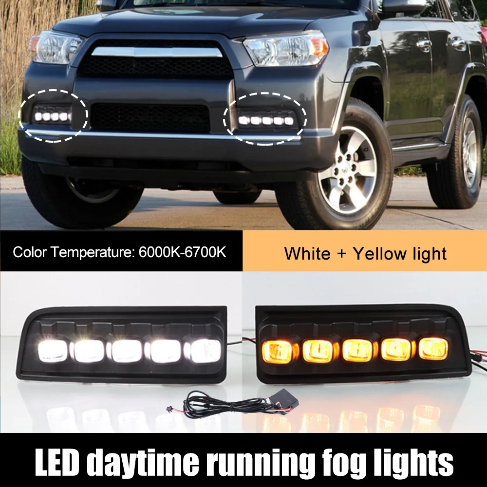 

Пара дневных противотуманных фар для Toyota 4runner 2010-2013