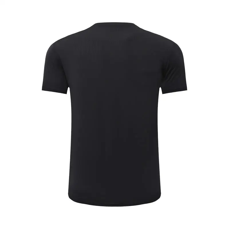 2023 Men's Ice Silk Sports Quick-drying Running T-shirt Summer Breathable Top Comfortable Slim Fit Shirt Thin Half Sleeve