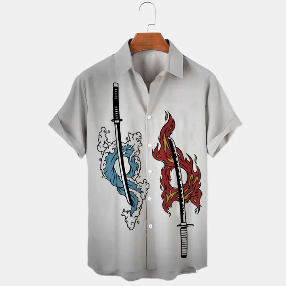 Naruto Shirt Mens Hawaiian Shirt Casual 3d Print Shirt Loose Beach Top Mens Naruto Print Shirt 5 Sb5f75352b5f94ffcad2cfb38aaf39ab3H