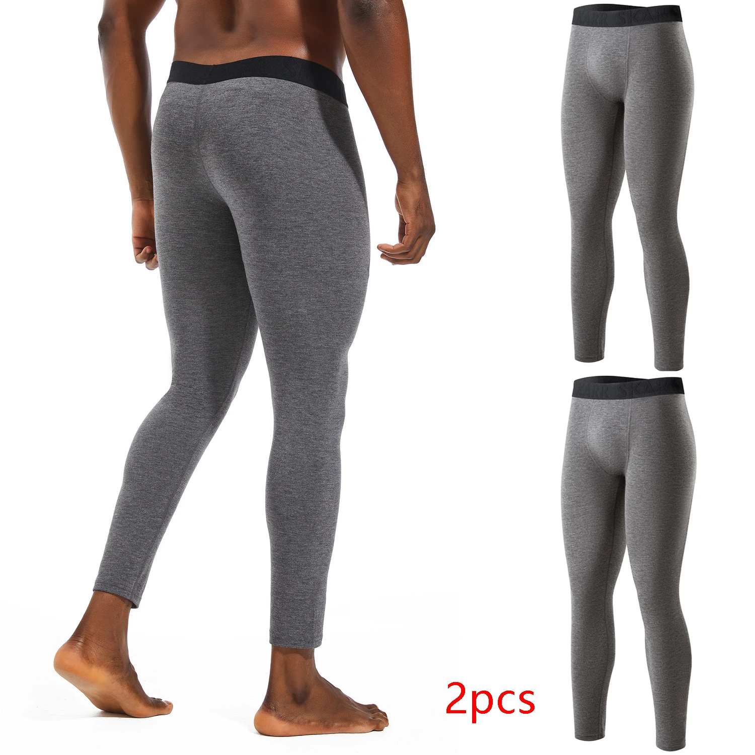 Thermal Underwear Sets 2pcs Pack Men Winter Sports Long Johns