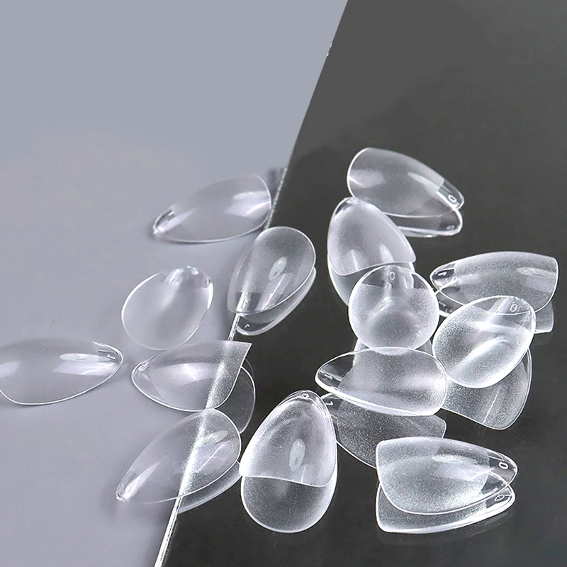 Fake Nails 120pcs XXS Super Short Almond Full Cover Sculpted Soft Gel Nail Tips Press on Capsule Americaine Gel X Artificial Fake Nails