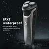 WAIKIL Men's New Razor Home Waterproof Water Wash Electric Razor USB Charging Digital Display Trimmer Three Blade Beard Trimmer 3