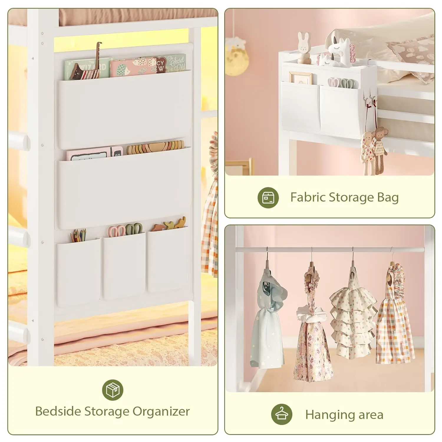 LED Metal Bunk Bed 6