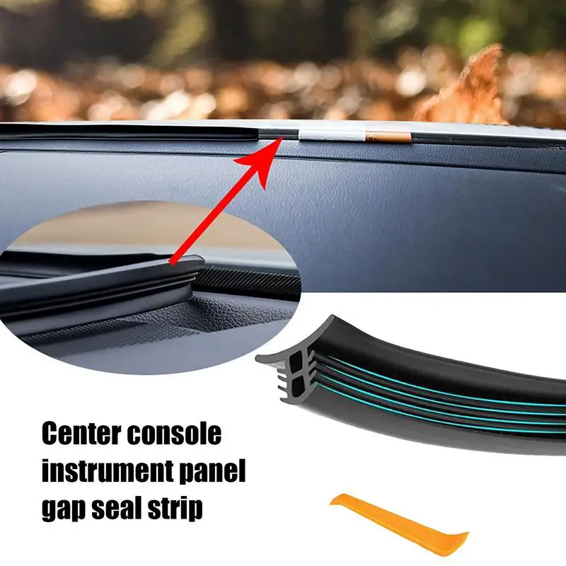 Car Dashboard Seal Strip Auto Noise Sound Insulation Rubber Dashboard Sealing Strip Universal Car Windshield Sealant For Cars