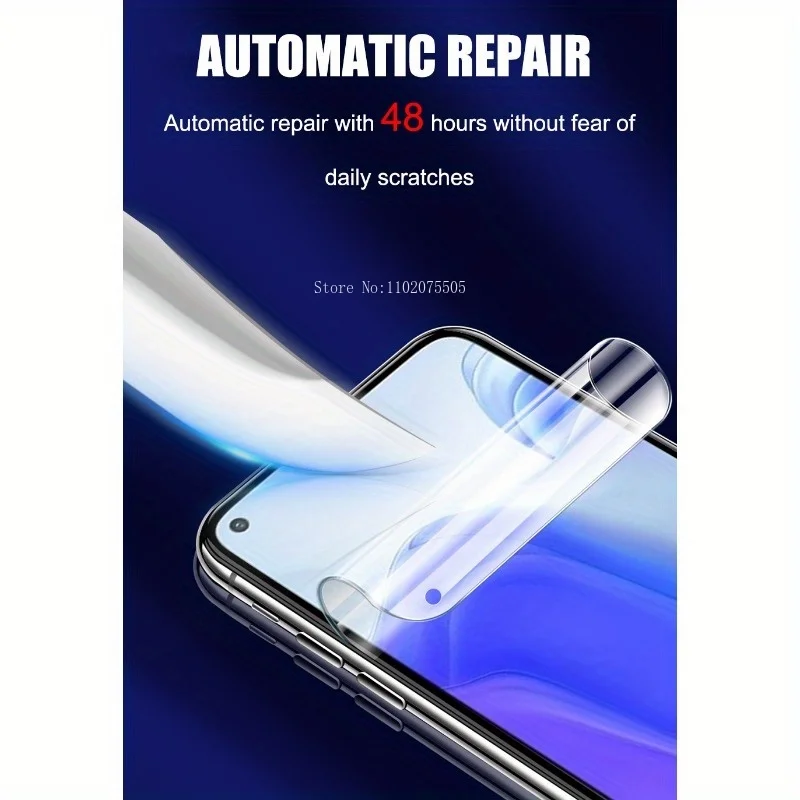 Ultra-Clear Hydrogel Screen Protector Film