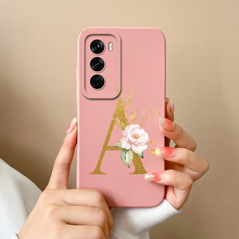 Sleek Liquid Protective Phone Case with A to Z Letter Design - Fashionable Shell Cover