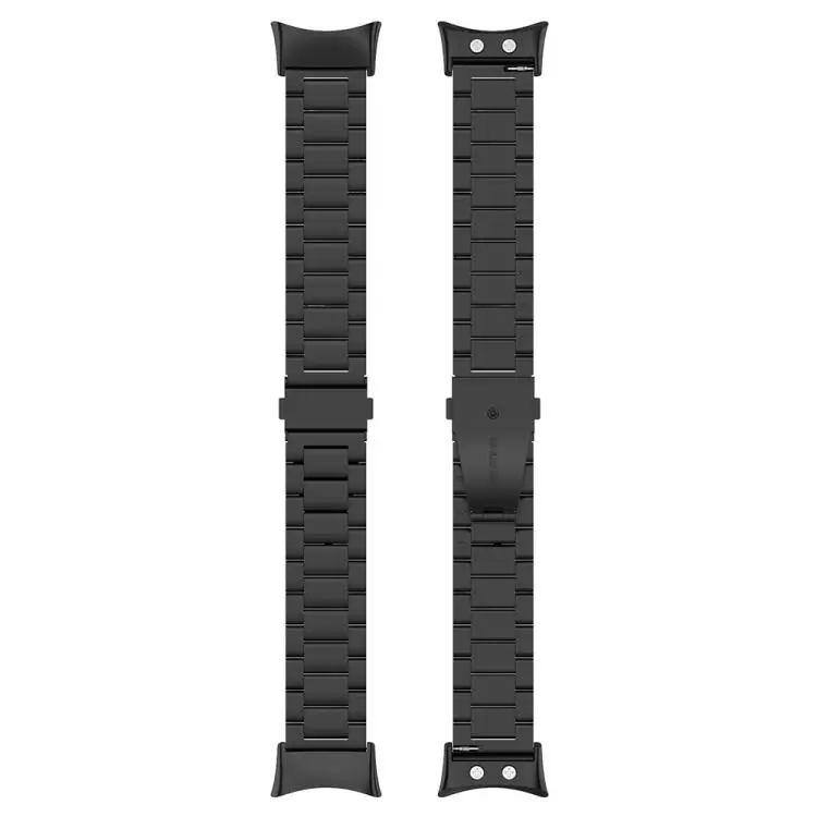 Sleek Three Beads Quick Release Metal Watch Band