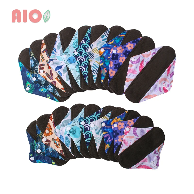 Cloth Menstrual Gaskets Reusable Hygiene Pads for Women Washable Sanitary Napkin S/M/L