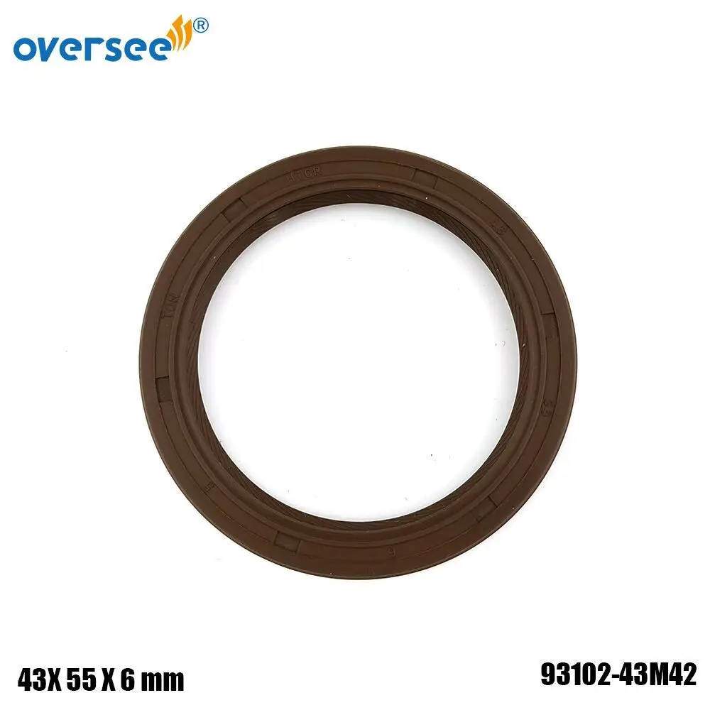 

Oversee 93102-43M42 Oil Seal For Yamaha Outboard F 25 - 60HP 4 Stroke