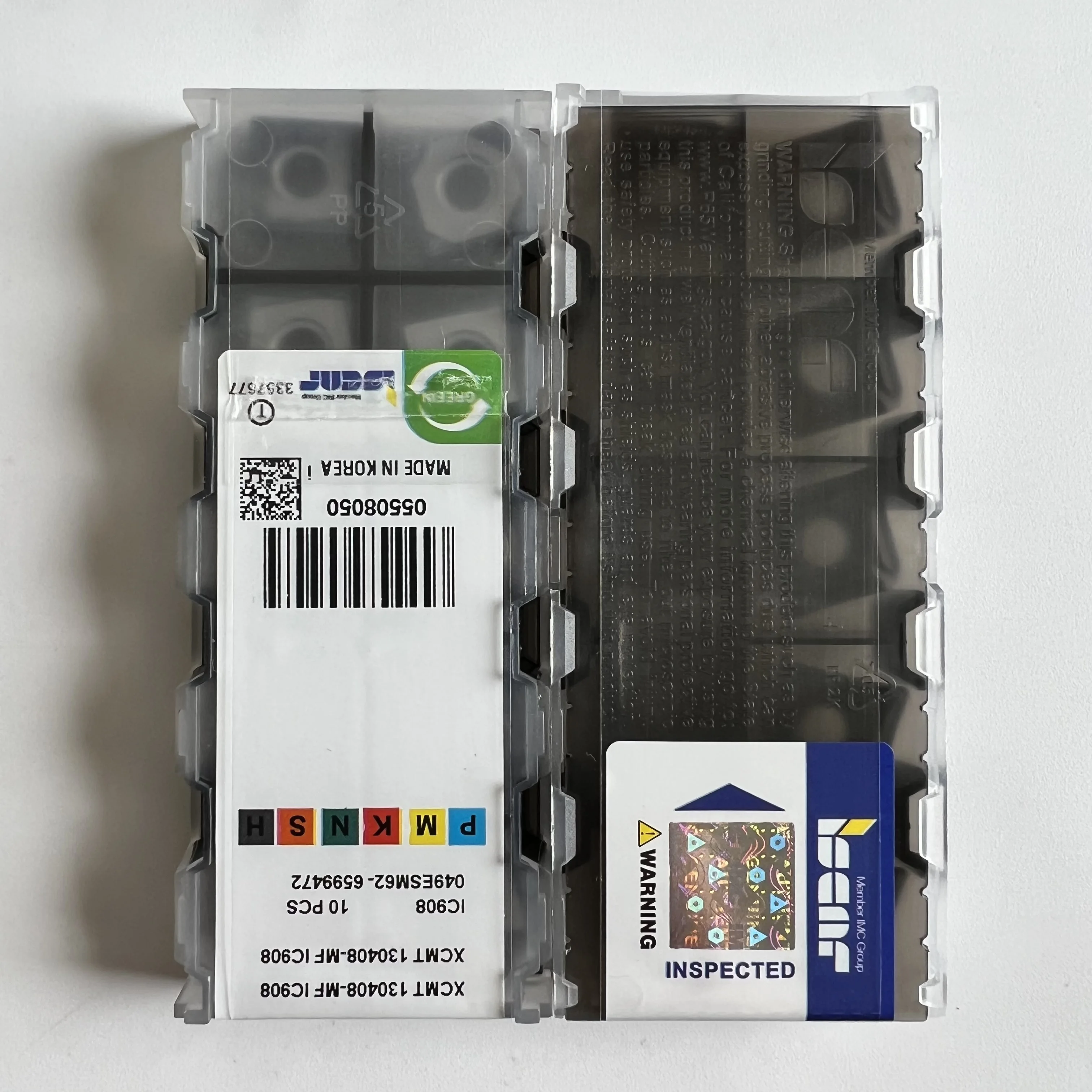 

Carbide blade/10 piece / XCMT130408-MF IC908