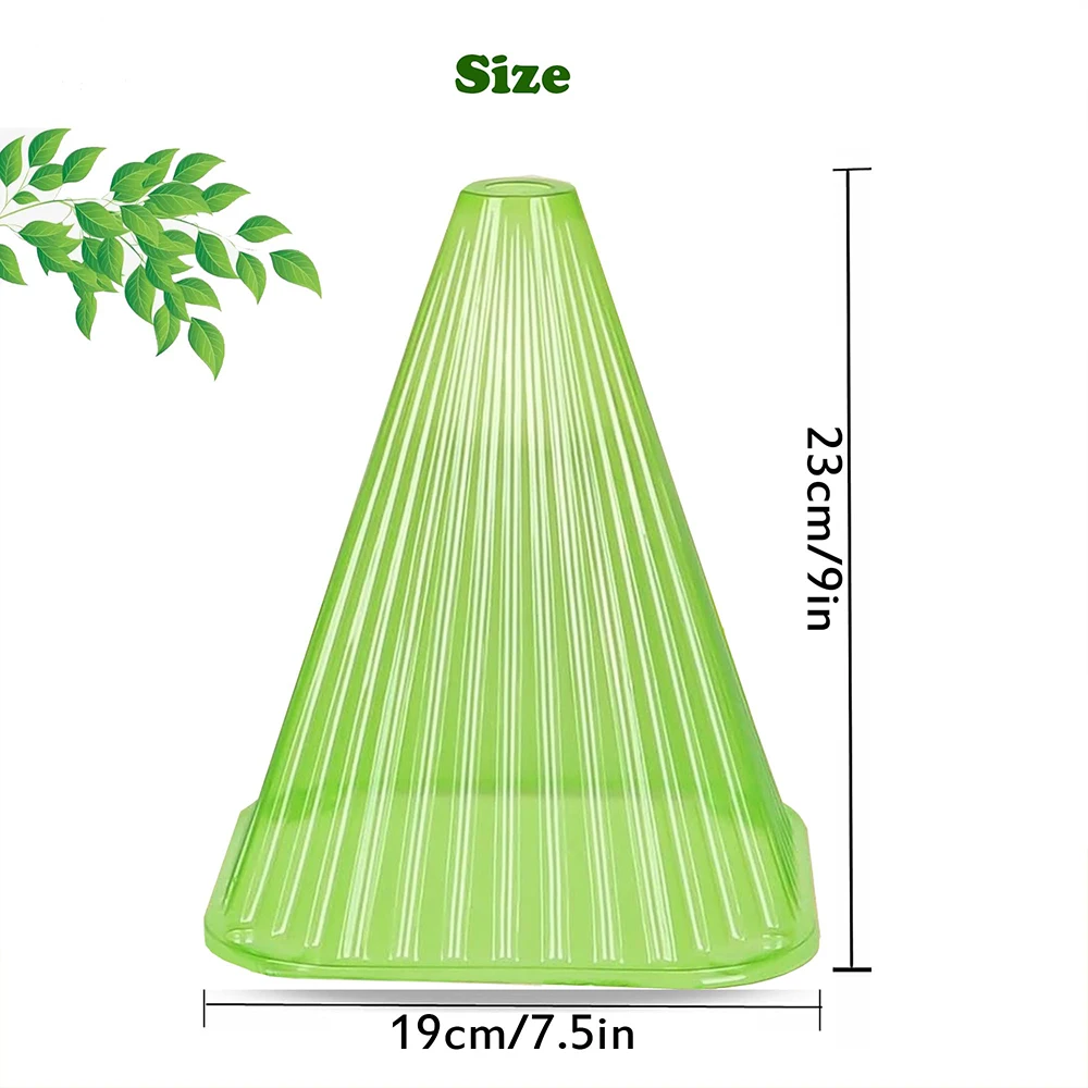 Growth Box Planting Tent Reusable Square Use Plant Clock Cover To Protect Plants From Bird Frost and Snail Damage Green 5Pcs planting tent