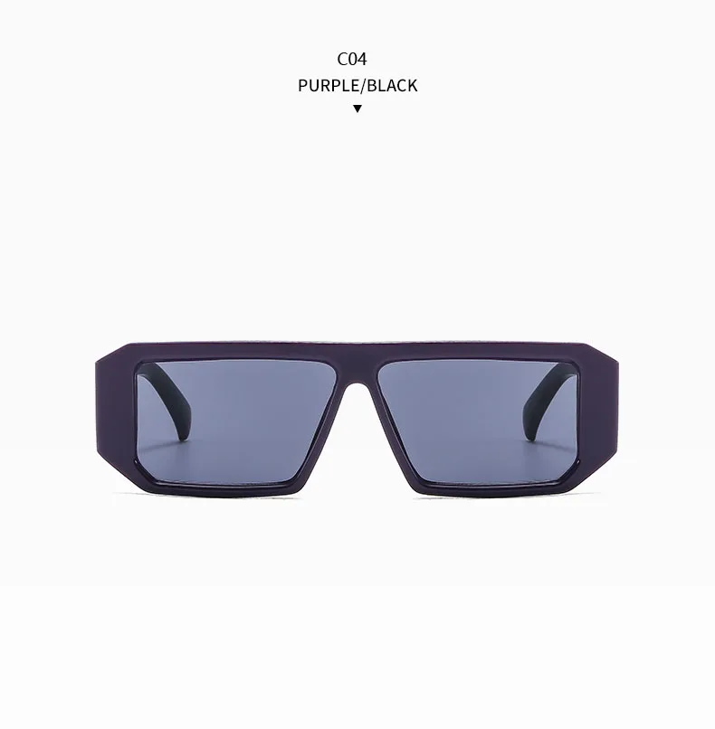 2024 neue Sonnenbrille Frauen hochwertige Retro Sonnenbrille rechteckige Brille modische Trend Punk-Stil Design-Brille – Detail 14
