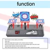 Fully Automatic Nerf Guns Auto Reset Electric Shooting Target Kids Eva Soft Water Ball Games Weapon Pistol Rifle Shooting Board 4