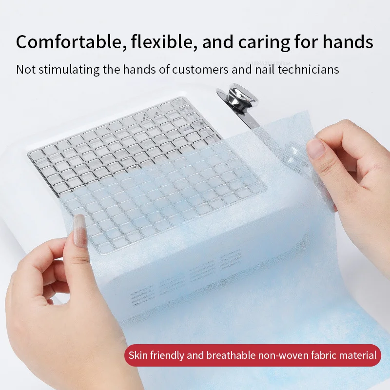 Disposable Nail Art Vacuum Dust Collector Non-Woven Filter Paper Manicure Machine Dust Filter 100pcs nail dust filter paper nail dust collector