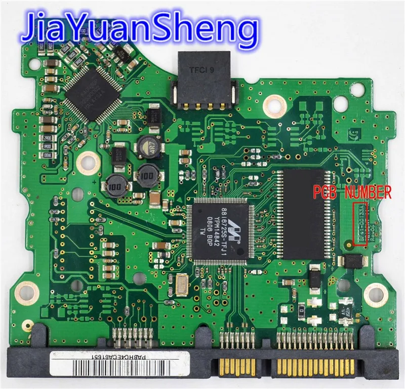 Placa de Circuito de Disco Rígido Desktop Número Bf4100133a Trident 11-re Rev.06 Hd400ld Hd320kj Hd501lj Hd321kj Ha500lj SA