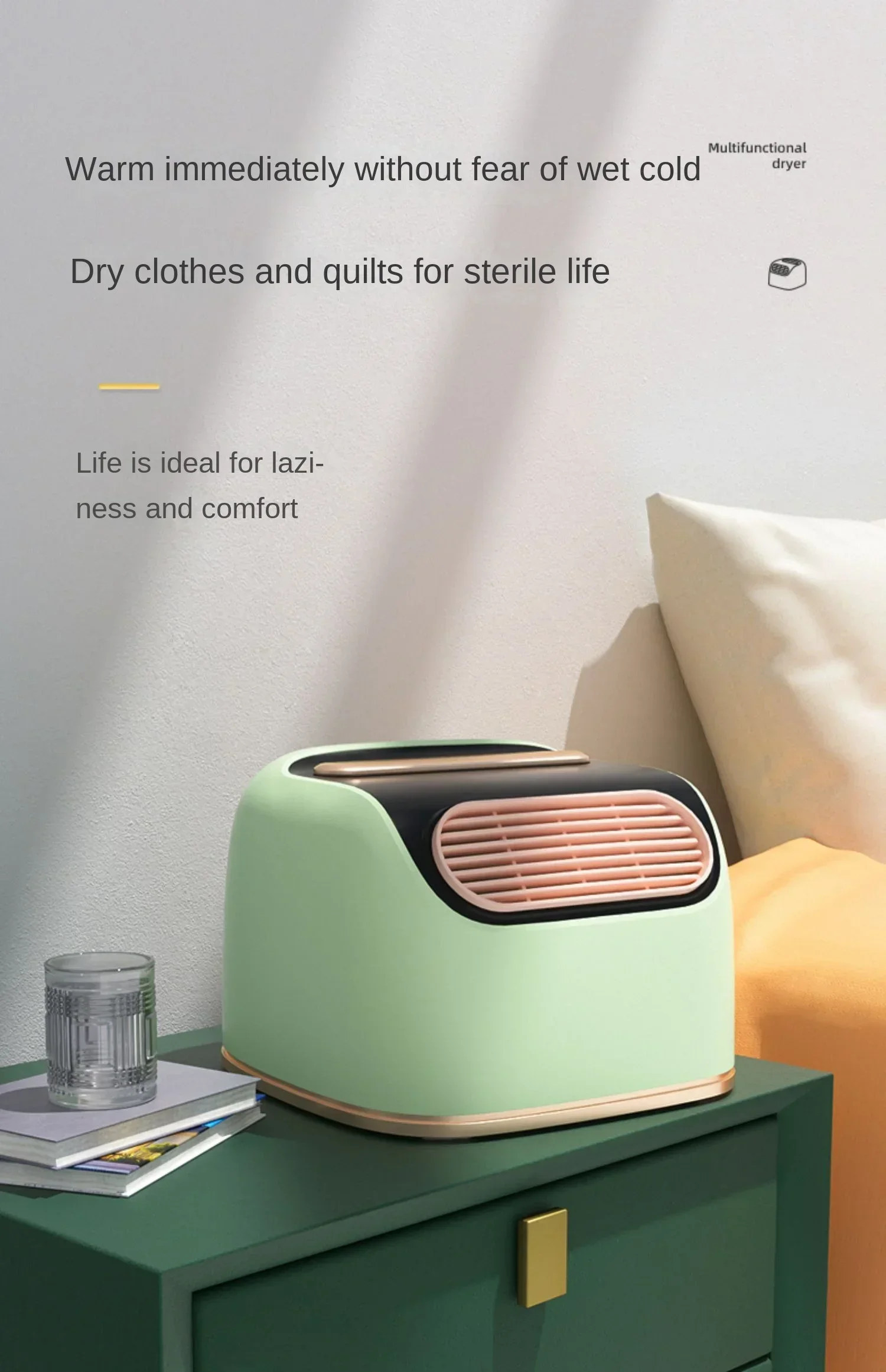 CUORI Zhuoli YC456 multi-functional clothes dryer Household appliances intelligent mite drying machine family dryer 6