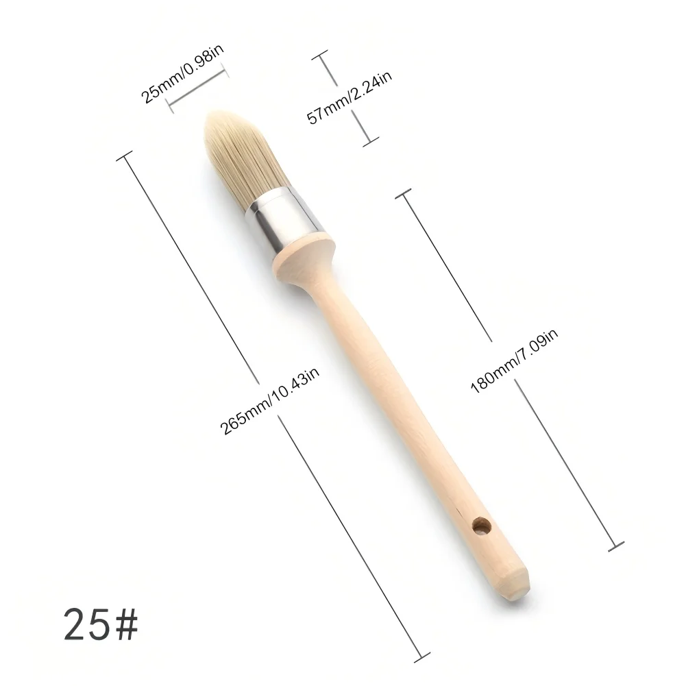 Paint Brush 15/18/21/25mm 6