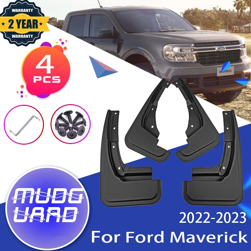 

Front Rear Mudflap for Ford Maverick 2023 Accessories 2022 Fender Mudguard Mud Flaps Guard Splash Flap Mudguards Car Accessories