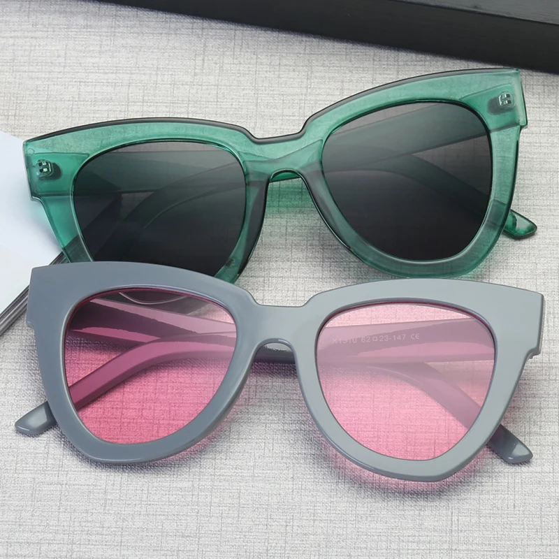 Schutzbrille Mode Cat Eye Sonnenbrille Frauen Luxus Marke Designer Vintage Sonnenbrille Weibliche Brillen Für Weibliche – Detail 2