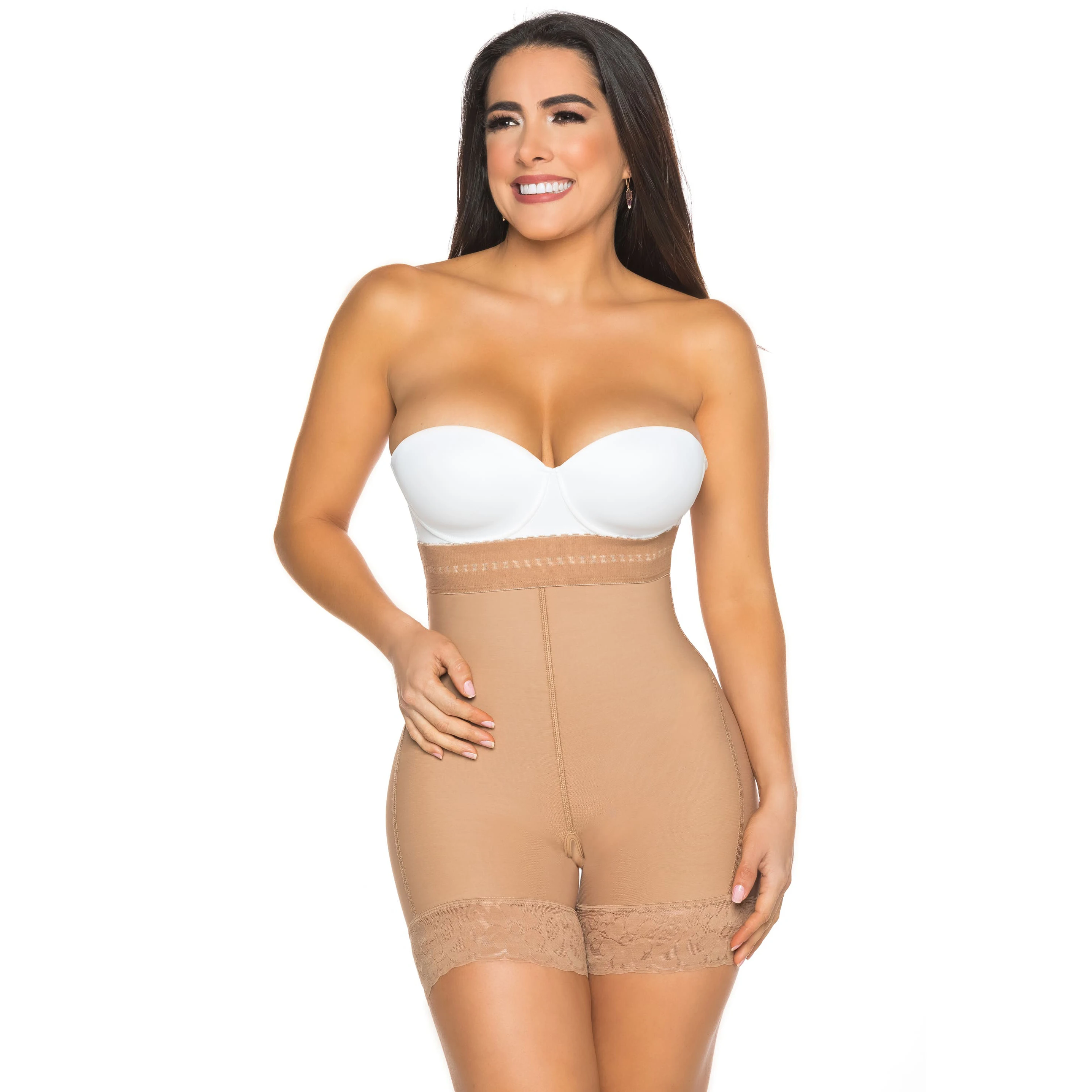 

Шорты на молнии с завышенной талией для подтяжки ягодиц