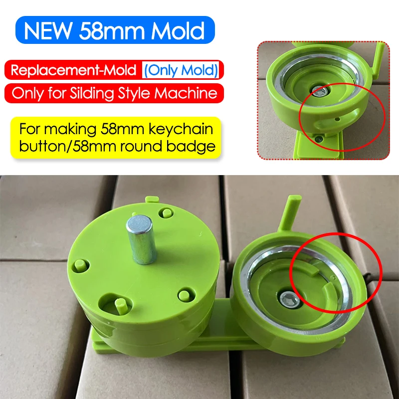 Multi-Size Badge Maker Interchangeable Die Set