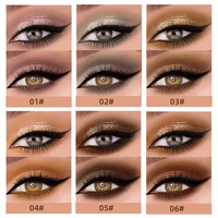 Sequins Liquid Eyeshadow Glitter Diamond Eye Shadow Stick Shiny Double Head Matte Eyeshadow Contour Makeup Tools Korean Comestic 2