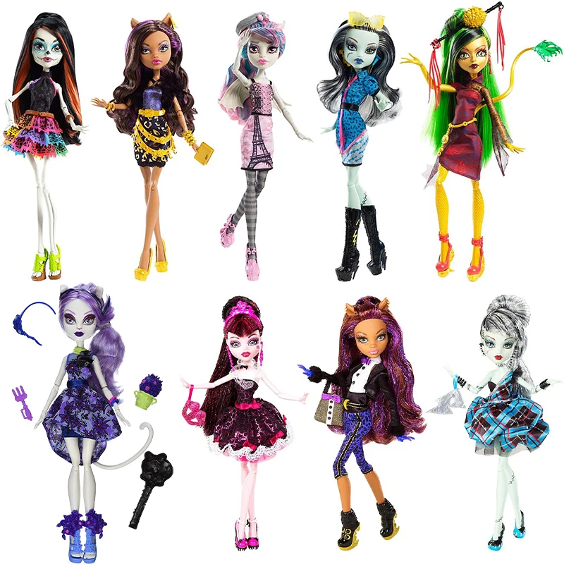 Original Monster High Doll Sets Greta Abbey Bominable Rochelle