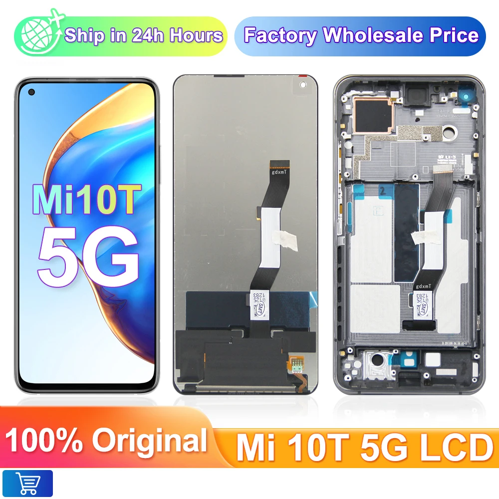 

6,67 ''оригинальный экран для Xiaomi Mi 10T Pro 5G ЖК-дисплей сенсорный экран дигитайзер Замена ЖК-дисплея для Xiaomi Mi10T Pro дисплей